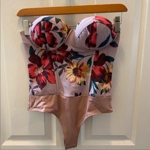 JLux label bustier bodysuit